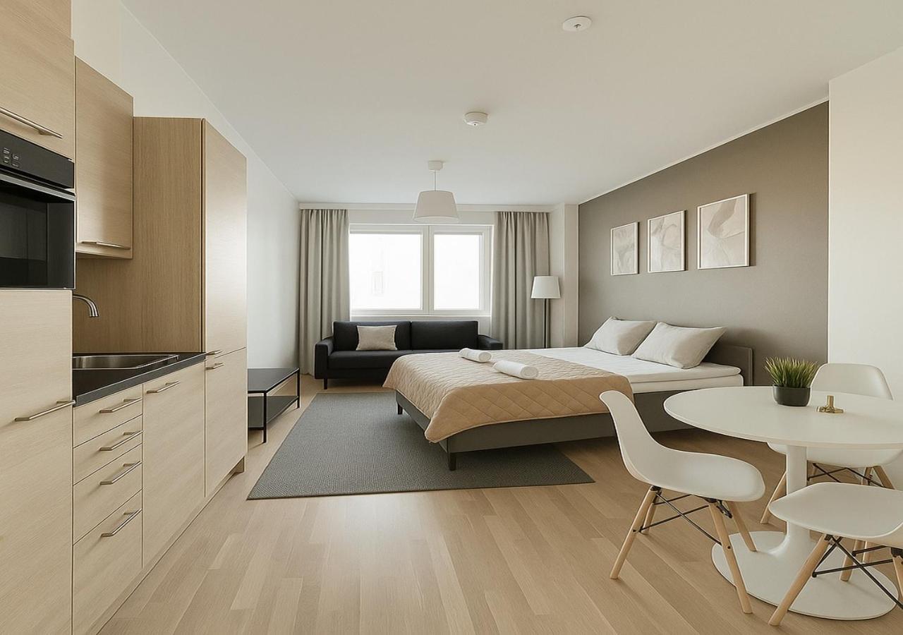City Home Finland Arena Suite - Perfect Location With City View تامبير المظهر الخارجي الصورة